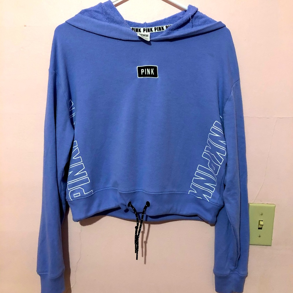 Victoria secret PINK cropped hoodie